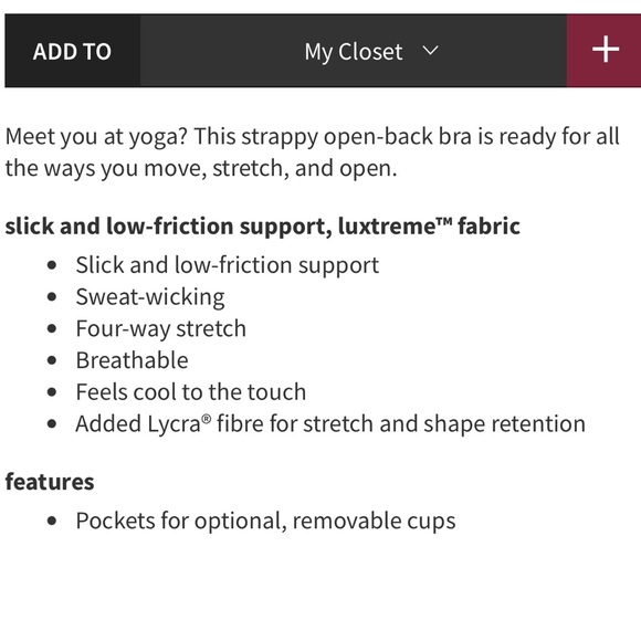 Lululemon Free to Be High-Neck Longline Bra Wild *Light Support, A/B Cup - Picture 6 of 6